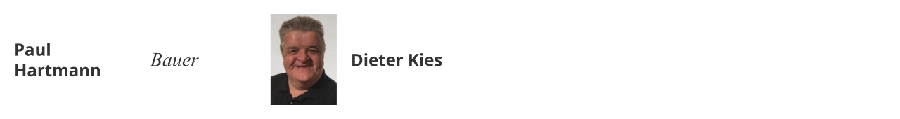 Paul Hartmann Bauer Dieter Kies