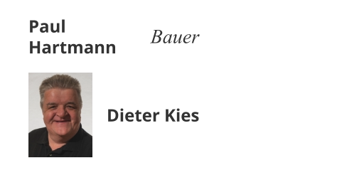 Paul Hartmann Bauer Dieter Kies